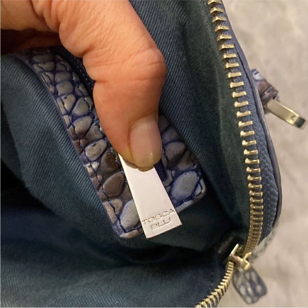 Tosca Blu Real Python Blue Bag - image 8